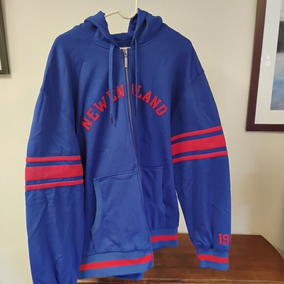 2XL Mens Vintage Mitchell & Ness New England Patriots Throwback Heavy Sweatshirt